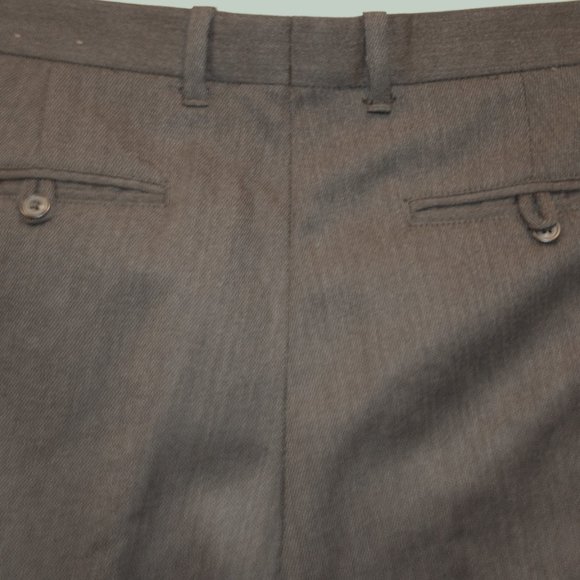 Mens 34 x 32 Joseph Abboud Gray Dress Pants - Picture 4 of 7
